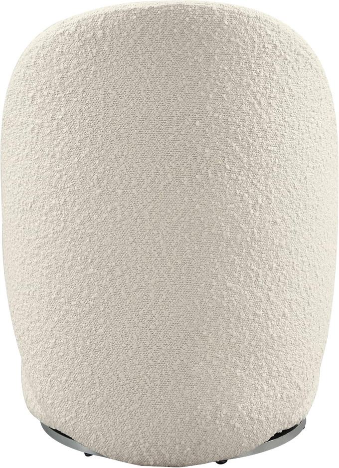 Click for more info about OSP Home Furnishings Lystra Swivel Barrel Vanity Chair with Textured Boucle Fabric, Cream
