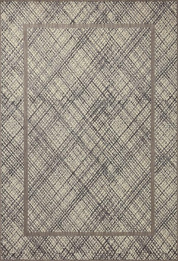 Loloi II Rainier Collection RAI-10 Ivory/Charcoal 2'-2" x 3'-9" Accent Rug | Amazon (US)