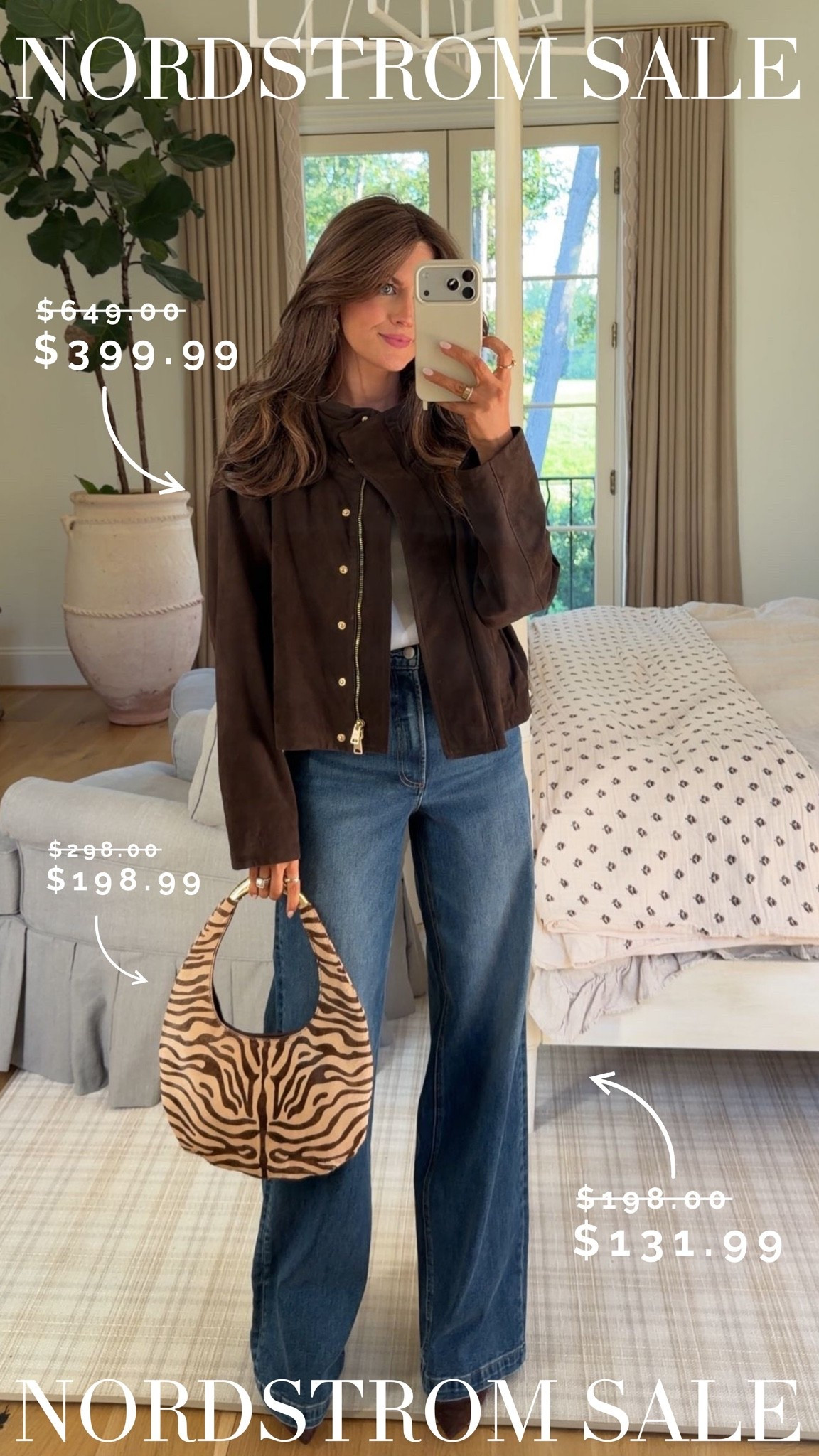 Yes, this jacket is a splurge!! However, it’s SOOO good in person. You can tell it’s a designer jacket and made of real suede! I love seeing the gold buttons and zippers inside and, of course, I love the season’s hottest hue: chocolate brown.

#LTKootd #LTKSeasonal #LTKSaleAlert