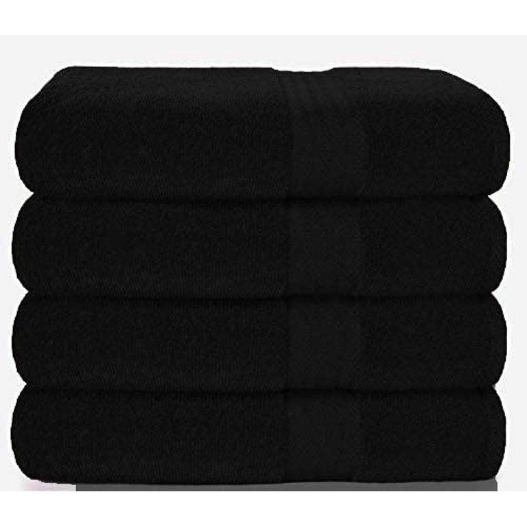 GLAMBURG Premium Cotton 4 Pack Bath Towel Set - 100% Pure Cotton - 4 Bath Towels 27x54 - Ideal fo... | Walmart (US)