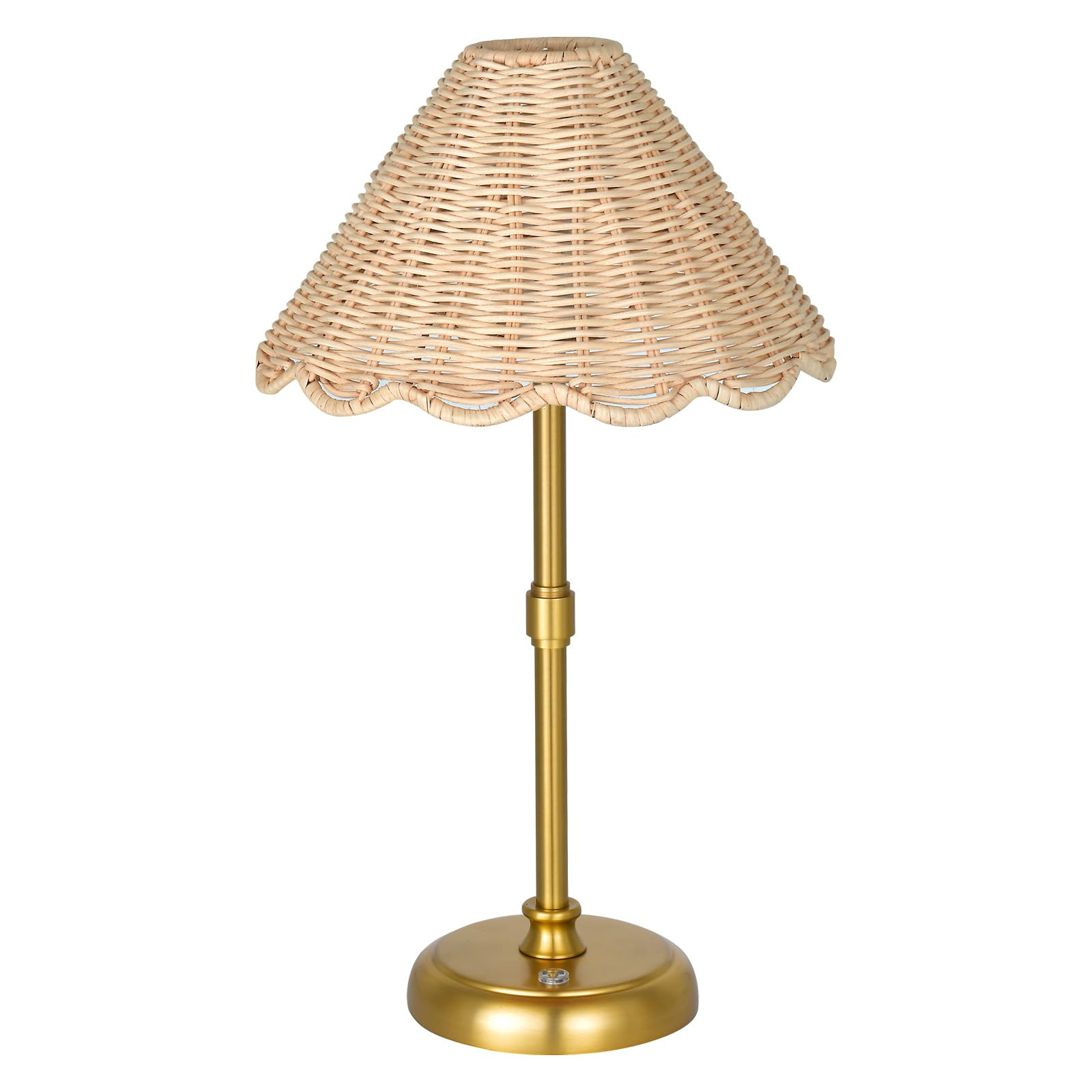 Cordless Boho Rattan Table lamp, 5200-mAh Rechargeable Battery, 3-level Brightness Dimmable, Buil... | Amazon (US)