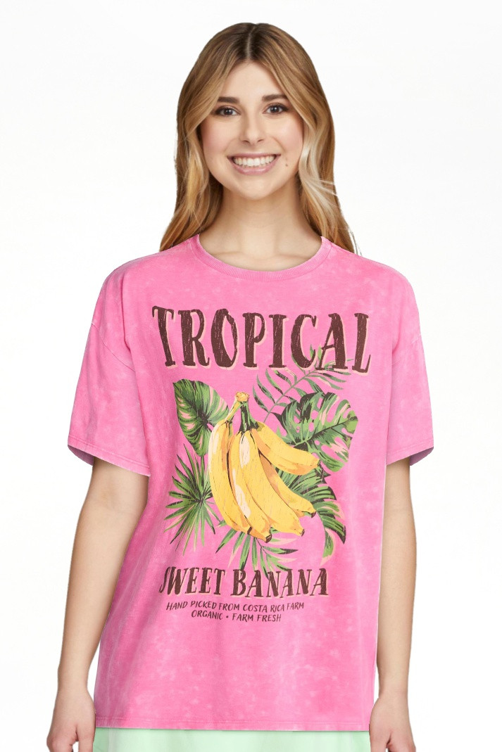 No Boundaries Graphic Oversized Boyfriend Tee, Women's XXS-XXL | Walmart (US)