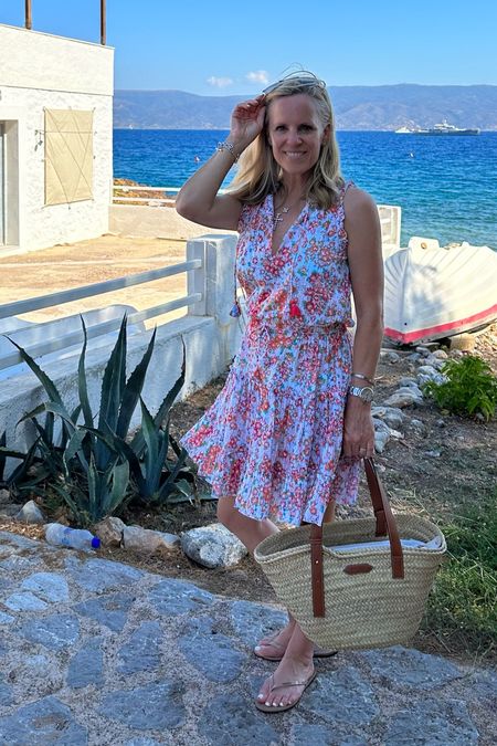 White eyelet beach cover up with floral print from Poupette Saint Barts
Greece 
Best beach tote


#LTKswim #LTKtravel #LTKitbag