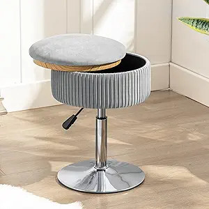 LUE BONA 360°Swivel Vanity Stool Chair for Makeup Room, Height Adjustable Stool for Vanity with ... | Amazon (US)