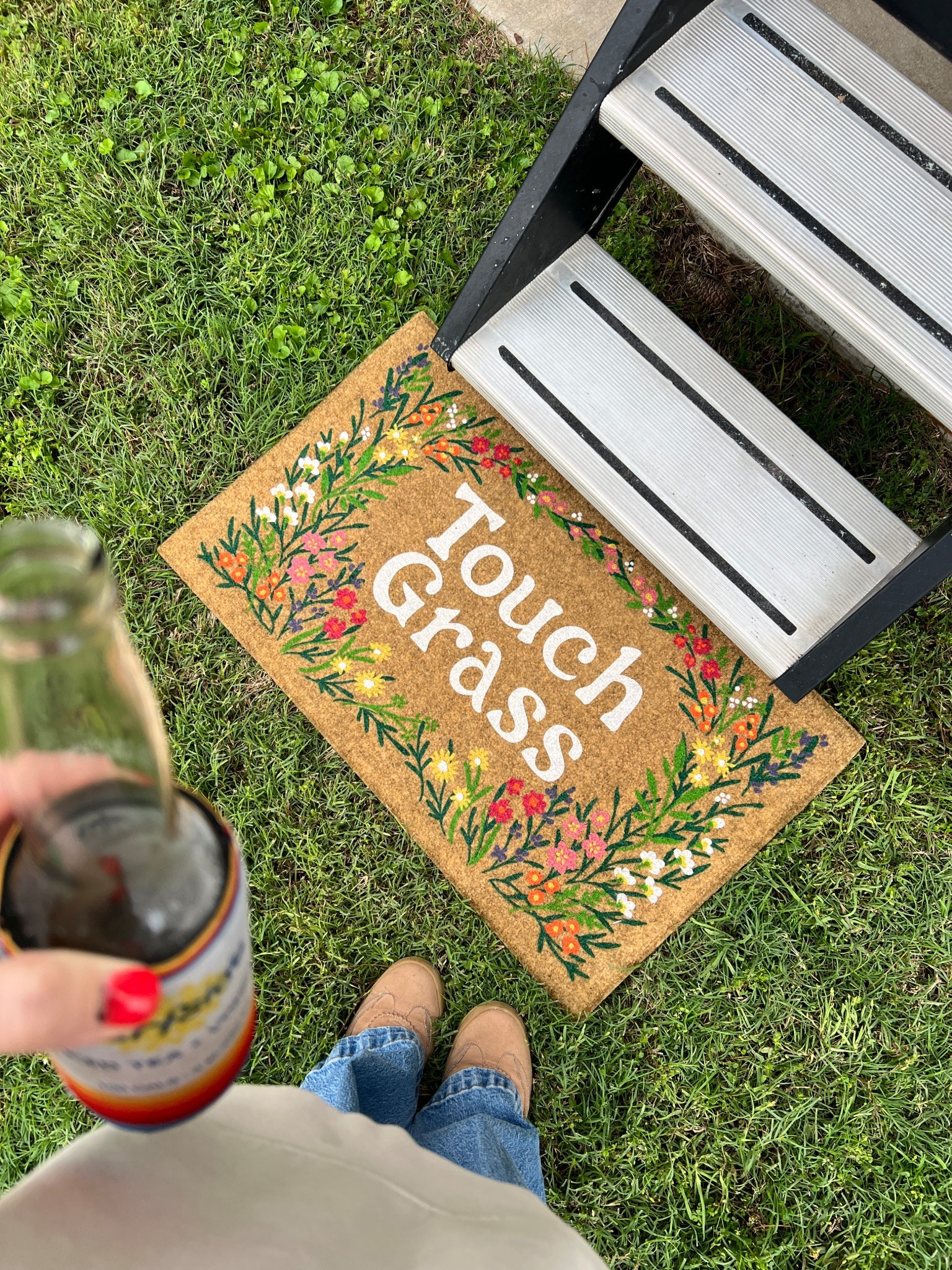 Cute Camper Decor 

Door mat  Walmart decor 

#LTKTravel #LTKActive #LTKHome