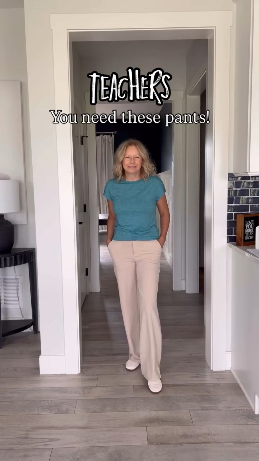 These pants went viral last time I posted, with over 4.9M views!!  Tops also linked, except the red one is no longer available.  Pants feel like yoga pants… but look totally work-ready.
Perfect for teachers, office days, travel, or errands—basically anywhere life takes you.

✔️ Soft, stretchy & flattering
✔️ Come in multiple lengths
✔️ Several color options
✔️ Easy tops to mix & match—instant outfits without overthinking
✔️ Light enough for summer, heavy enough for fall

If you need comfy pants that don’t scream lounge wear, these are it. Throw on, go, and look pulled together all day long.  #amazonfashion #timelessstyle #easyoutfit #outfitinspo #style #ootd #teacherstyle #teacheroutfits #over50 #traveloutfit #amazonaffiliate

#LTKWorkwear #LTKStyleTip #LTKTravel