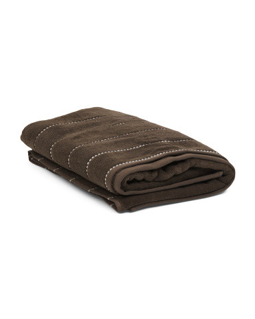 Made In Portugal Striped Velour Bath Towel | TJ Maxx
