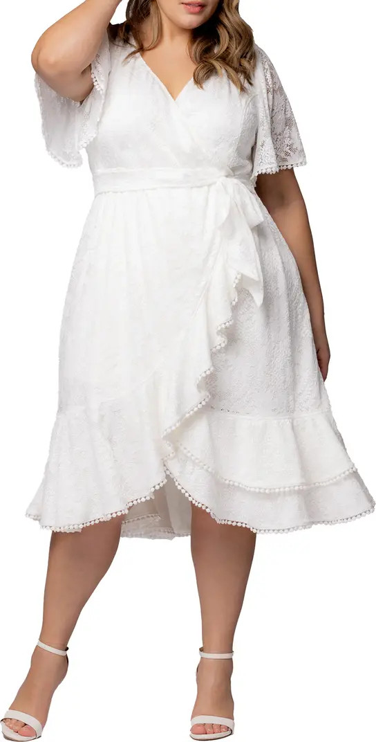 Palermo Lace Faux Wrap Dress | Nordstrom