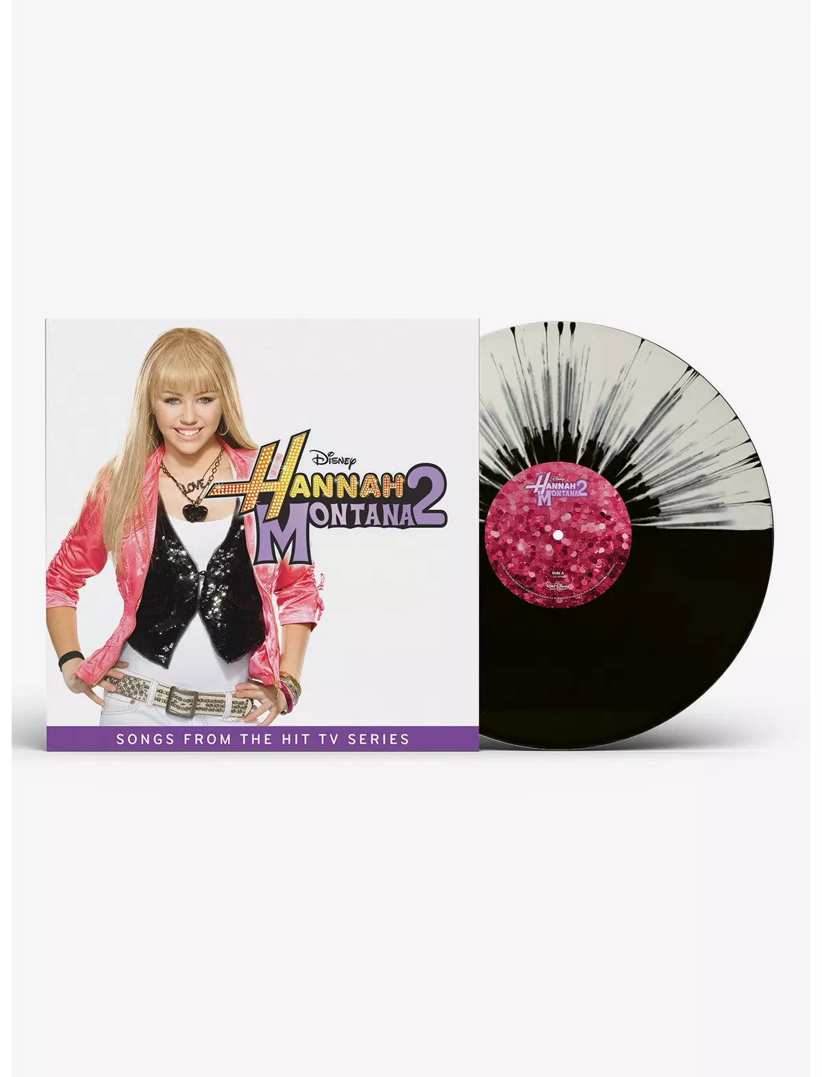Disney Hannah Montana Season 2 Soundtrack (Black/White Splatter) Vinyl LP | Hot Topic | Hot Topic