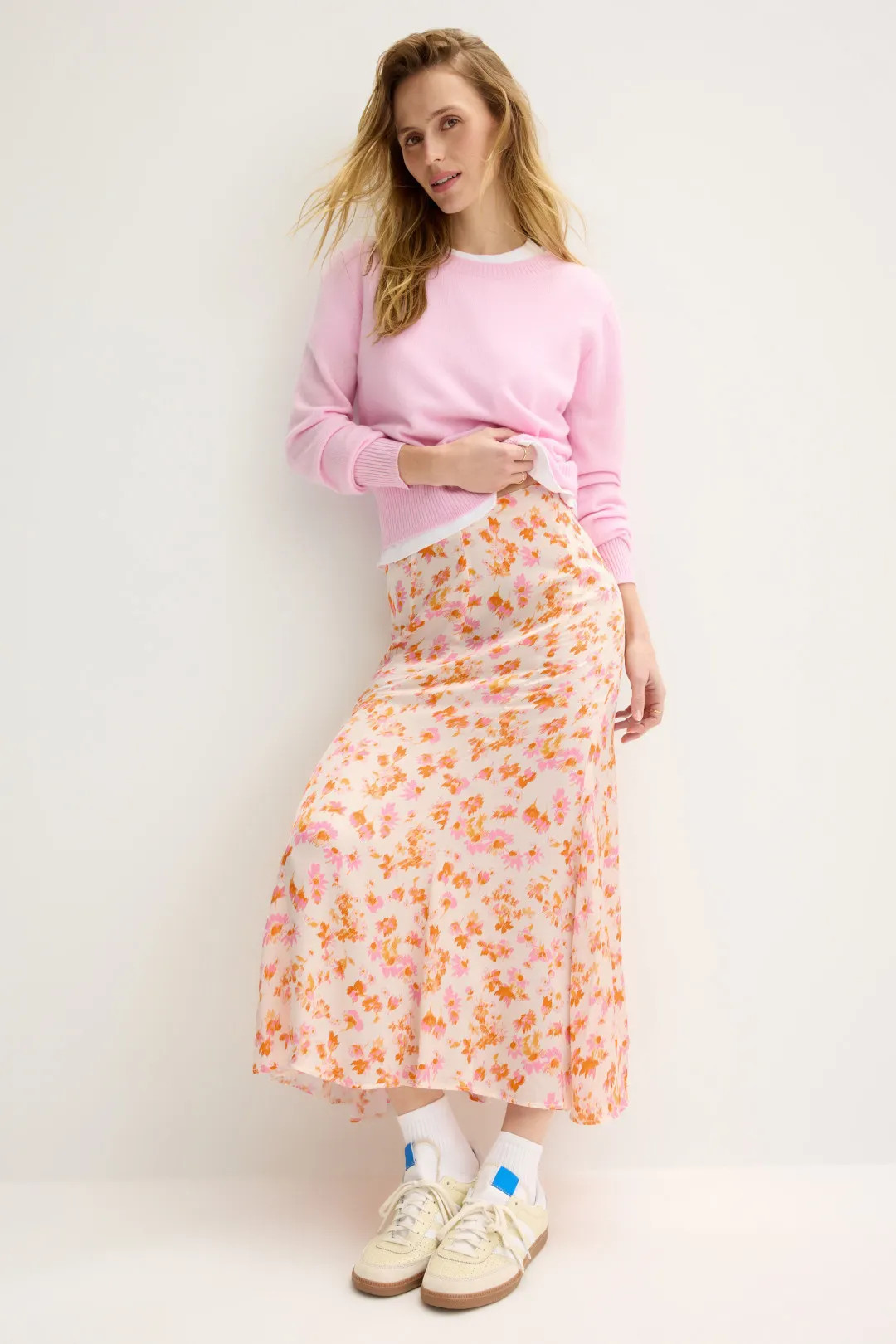 Jispring Midi Wrap Skirt | Rent the Runway