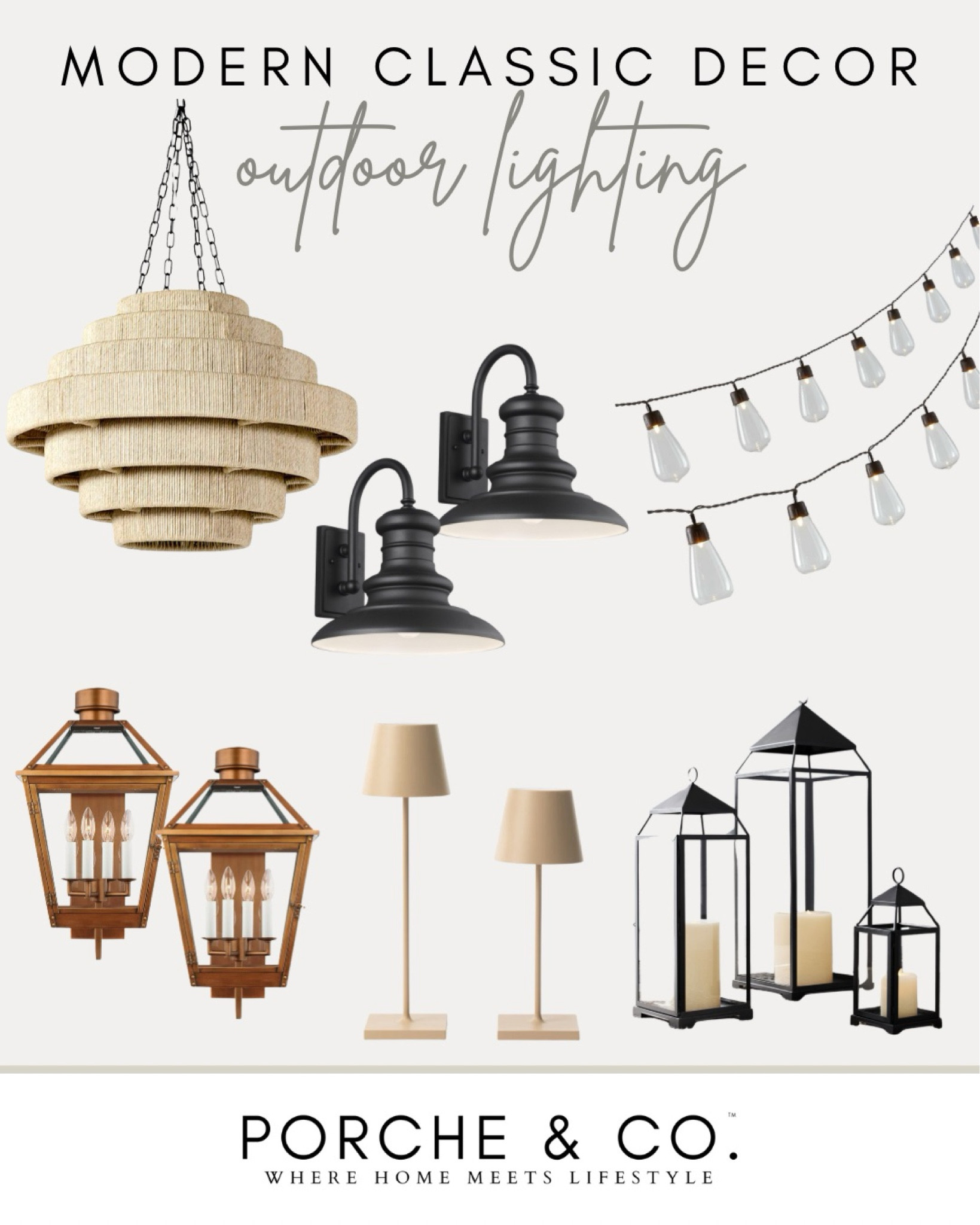 Outdoor lights, porch lighting, summer, spring
#visionboard #moodboard #porcheandco

#LTKhome #LTKstyletip