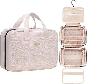 Everfun Hanging Travel Toiletry Bag Valentine's Day Gifts for Women Traveling With Leakproof Comp... | Amazon (US)