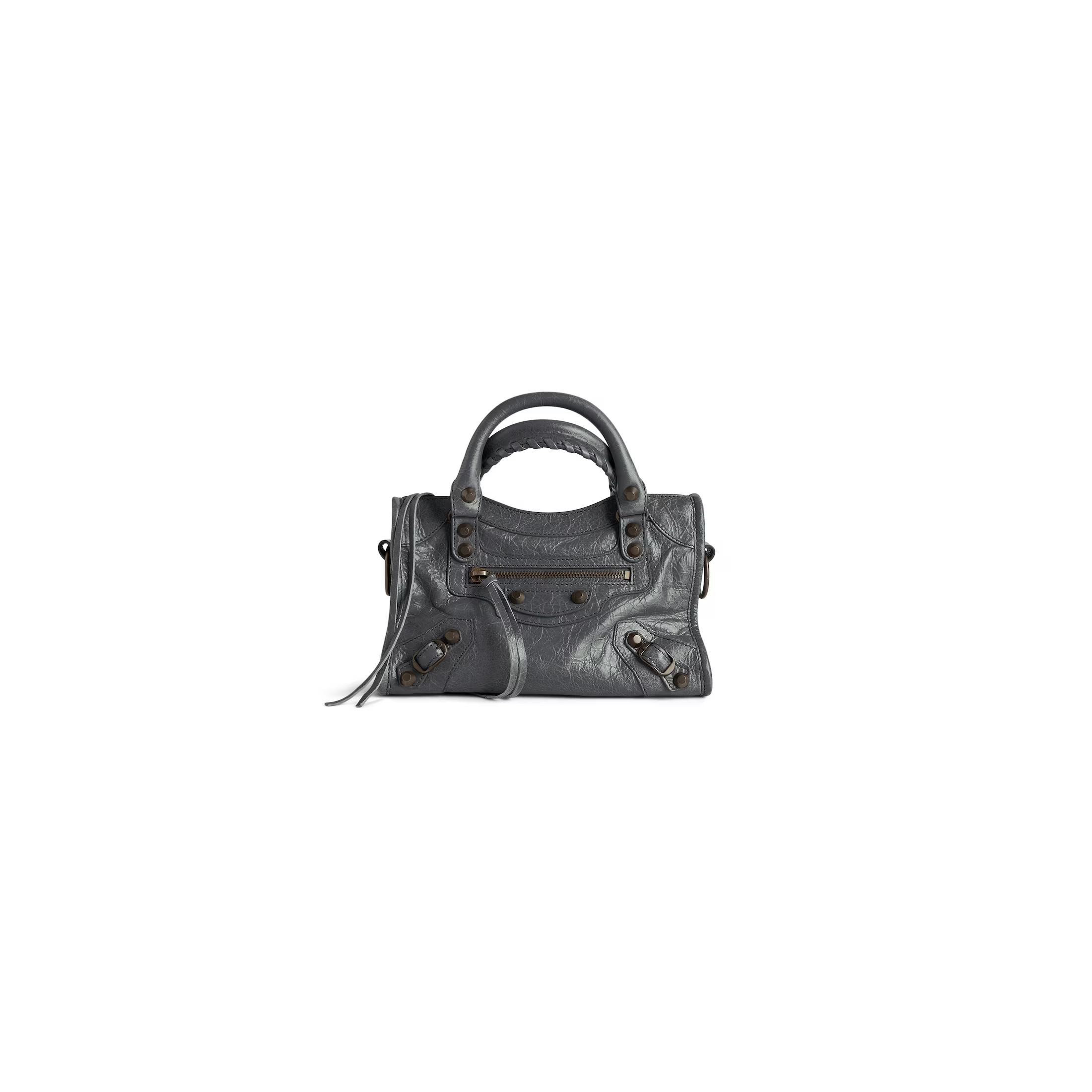 Balenciaga Le City Bag Mini - Grey & Silver - Women's | Balenciaga