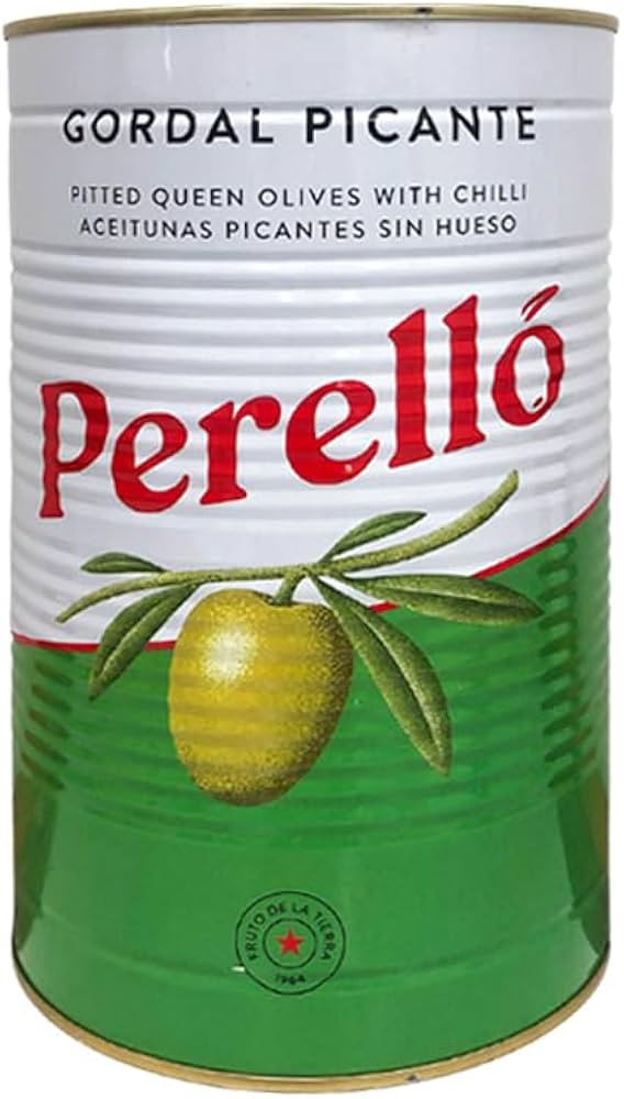 Perello Gordal Pitted Green Olives Picante, 2kg | Amazon (UK)