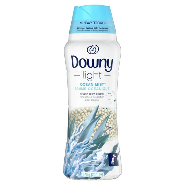 Downy Light Laundry Scent Booster Beads, Ocean Mist, 20.1 Oz - Walmart.com | Walmart (US)