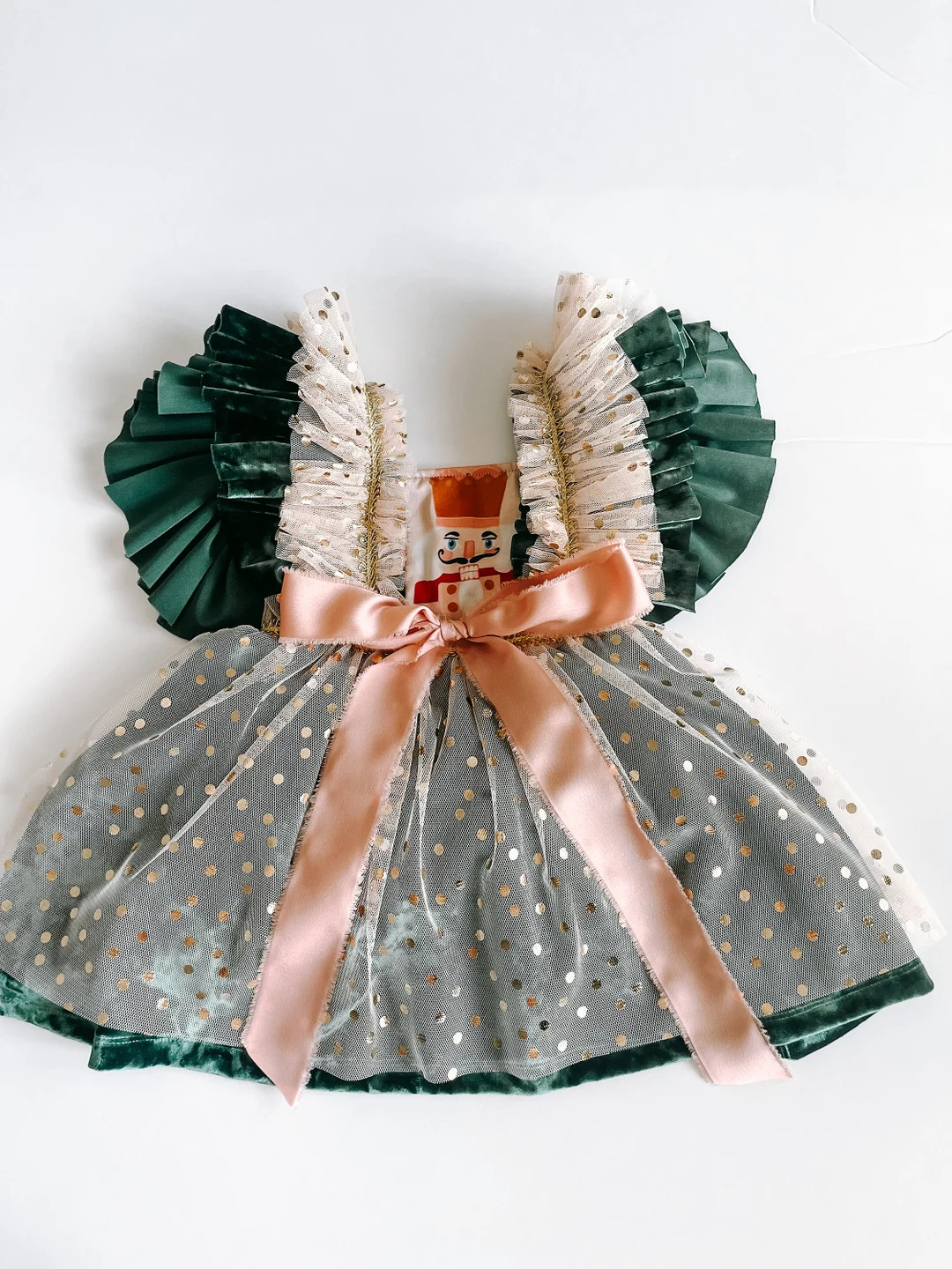 Nutcracker Christmas Dress//girls Christmas Dress//green - Etsy | Etsy (US)