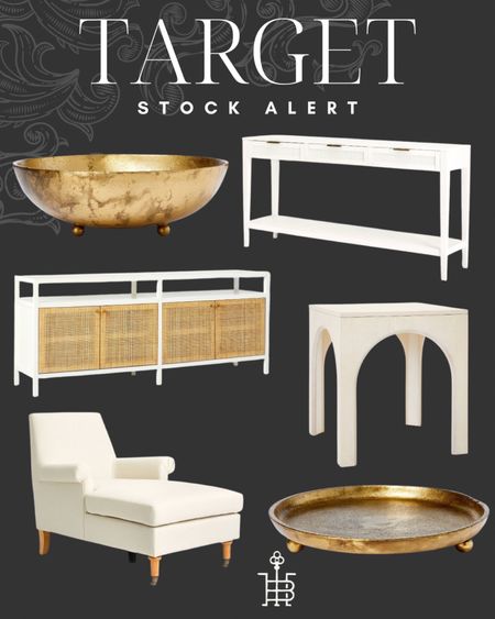 These target pieces are on my wish list! Home, Decor, gold, decor, white decor, living room, furniture, side table, target, home, target, finds, modern, transitional, BoHo, farmhouse, white furniture, white chair, gold chair, home, decor, bowl, Console table, cabinet, shelf

#LTKFind #LTKstyletip #LTKhome