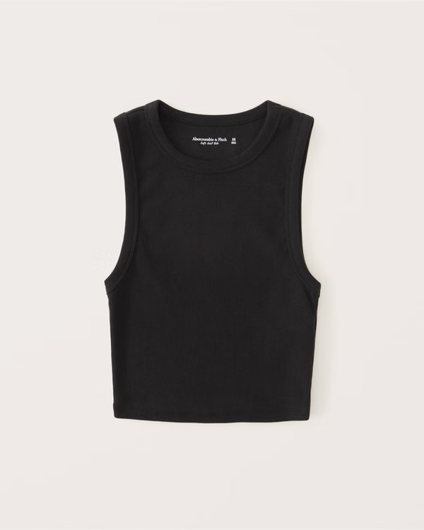 Cropped Crew Essential Tank | Abercrombie & Fitch (US)
