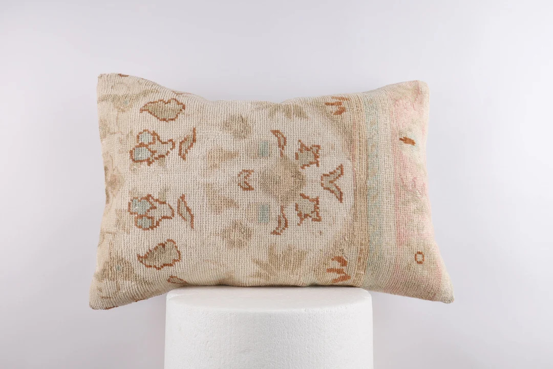 Vintage Kilim Pillow, Turkish Kilim Pillow, Decorative Throw Pillow, Boho Pillow, Sofa Aztec Pill... | Etsy (US)