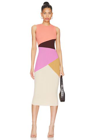 MINKPINK Evie Knit Sleeveless Midi Dress in Multi from Revolve.com | Revolve Clothing (Global)