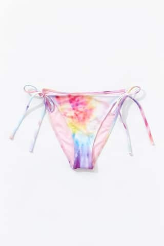 Tie-Dye String Bikini Bottoms | Forever 21 (US)