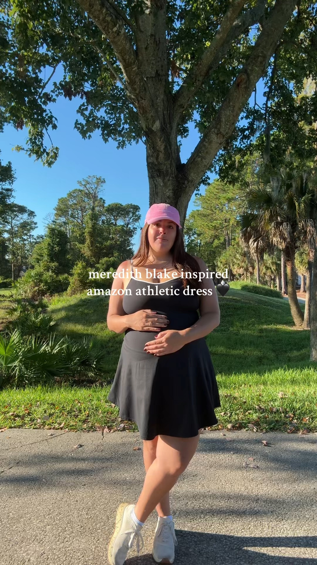 Pregnancy friendly athletic dress 🖤

#LTKMidsize #LTKActive #LTKBump
