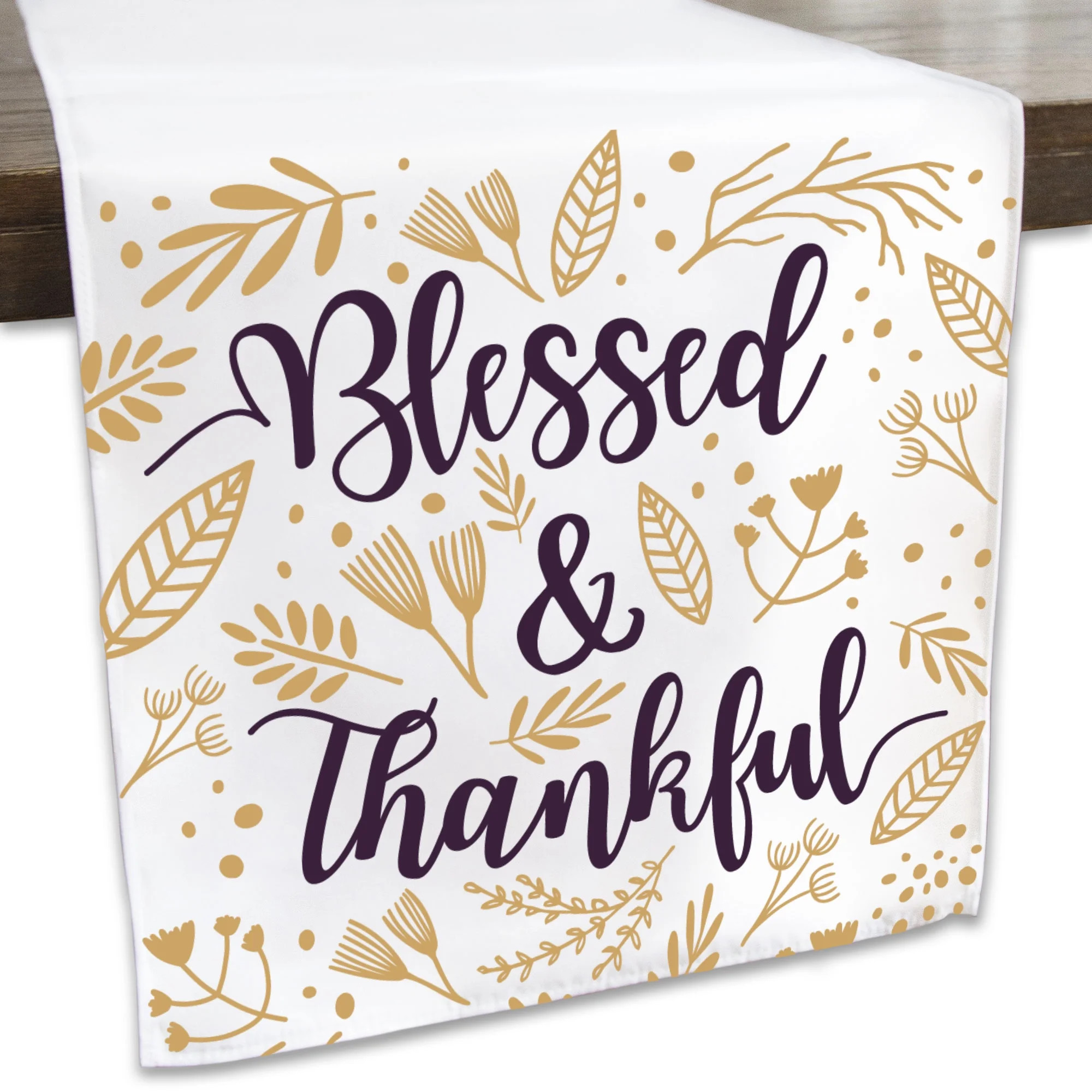 Big Dot of Happiness Elegant Thankful for Friends - Friendsgiving Thanksgiving Party Dining Table... | Walmart (US)