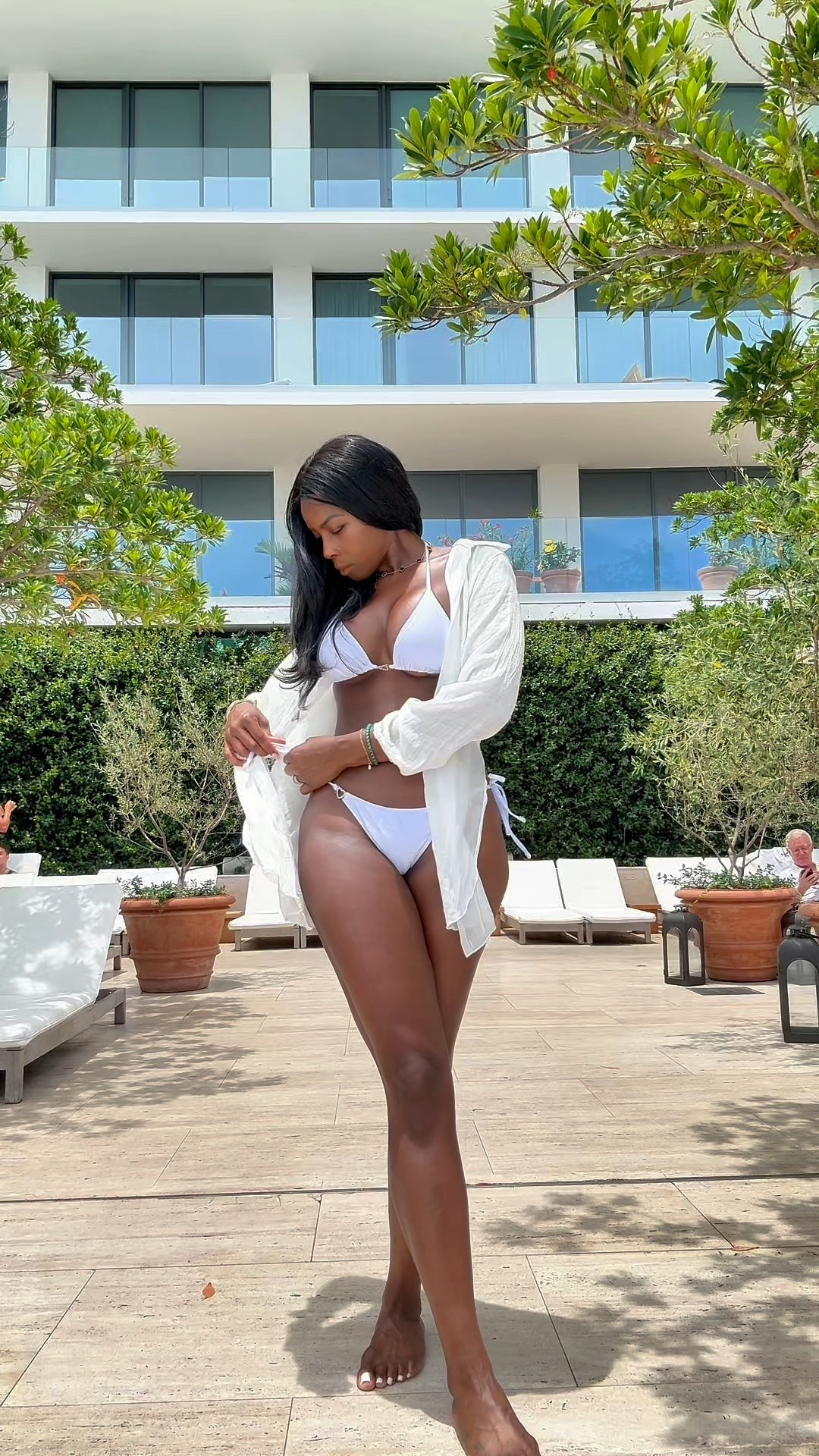 white swim suit and cover up from shein

#LTKSwim #LTKActive #LTKPetite