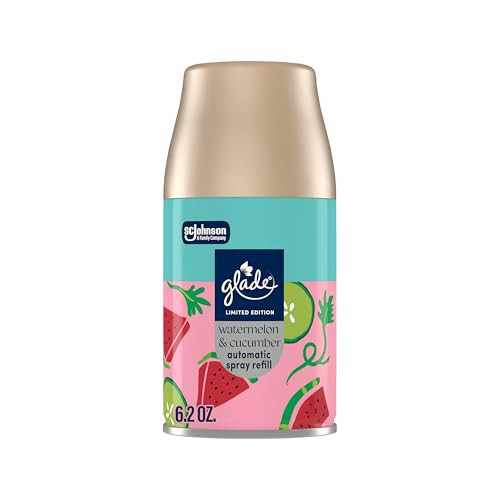 Glade Automatic Spray Refill, Watermelon & Cucumber, Scented Air Freshener for Home and Bathroom, 6.2 Oz | Amazon (US)