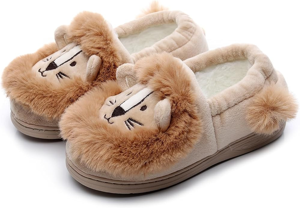 Boys Little/Big Kids Warm Plush Rocket Slippers with Memory Foam Sole Indoor Outdoor Shoes | Amazon (US)