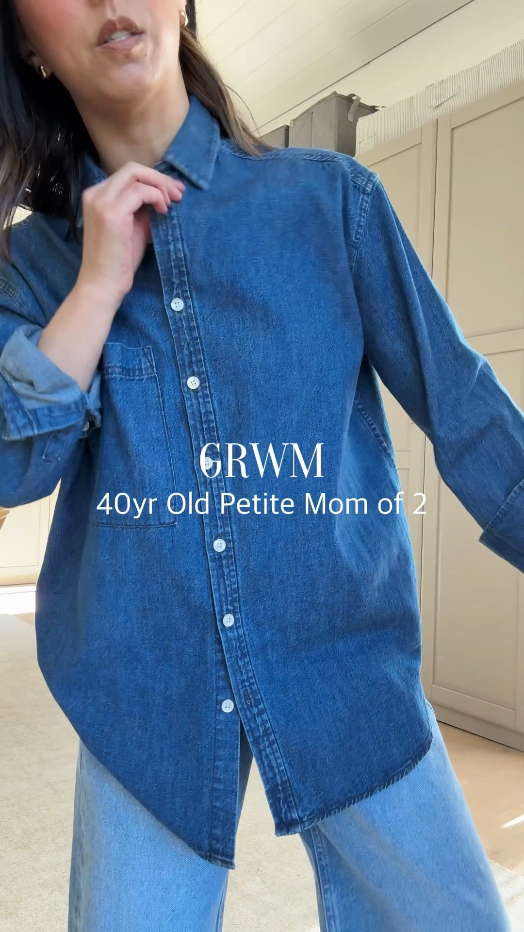 Spring Staples I Re-Wear Every Year: AYR Denim Shirt. The wash is incredible and I love the fit. Roomy without being overwhelming. I'm in my normal size, xs. 

AYR Denim shirt xs
Citizens of Humanity Ayla Jeans 24 - size down
Loeffler Randall ballet flats 5.5
The Hunting Season tote
Everlane cotton sweater xs
Celine sunglasses
Dorsey James necklace 15"
Quince earrings

#LTKmomlife #LTKPetite #LTKgrwm