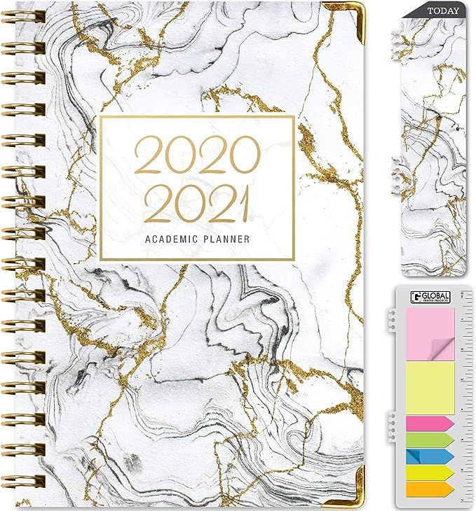 HARDCOVER Academic Year 2020-2021 Planner: (June 2020 Through July 2021) 5.5"x8" Daily Weekly Mon... | Amazon (US)