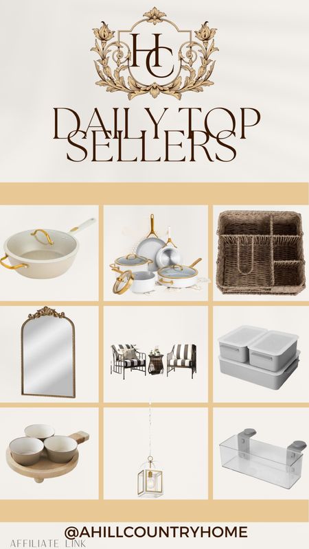 Daily top sellers!

Follow me @ahillcountryhome for daily shopping trips and styling tips!

Seasonal, Home, Summer, Kitchen

#LTKSeasonal #LTKFind #LTKhome
