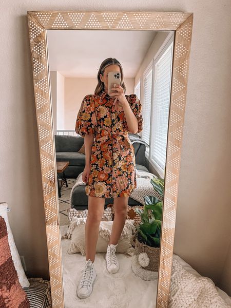 Teacher outfit inspo🍎 wearing a size 2 floral dress / classroom outfit

#LTKstyletip