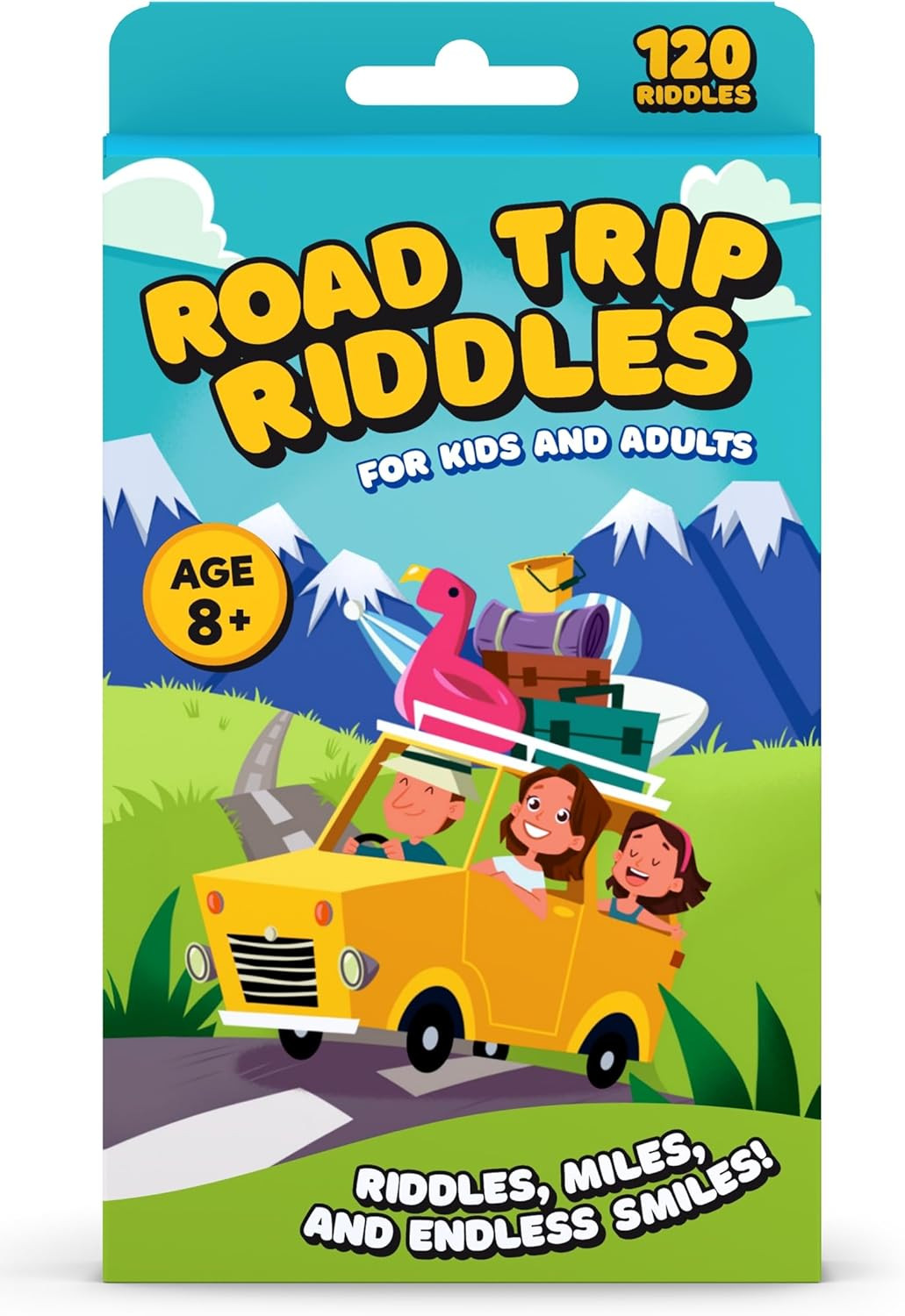 WELL BALANCED 120 Road Trip Riddles - Road Trip Car Game for Kids | Amazon (US)