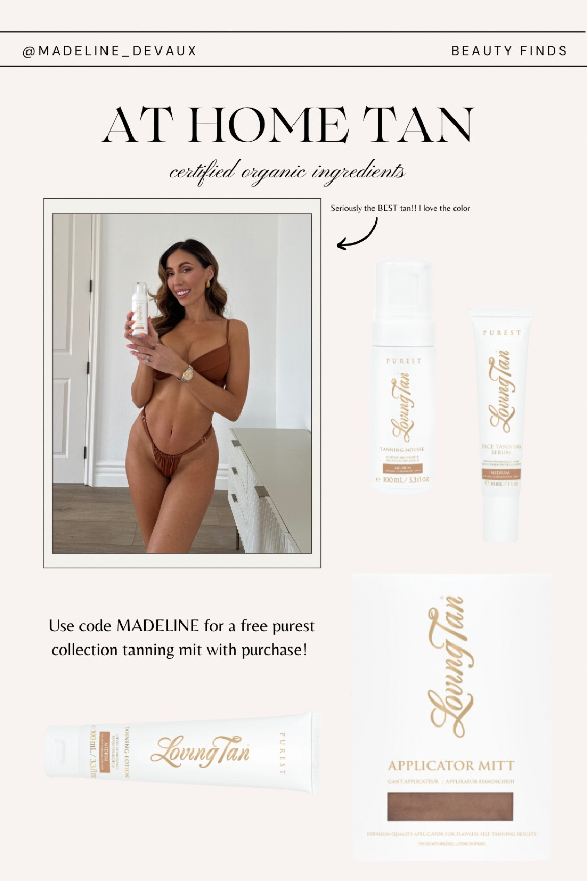 The perfect at home tan and what I used before I left for vacation! @lovingtanofficial #lovingtan

#LTKtravel #LTKbeauty