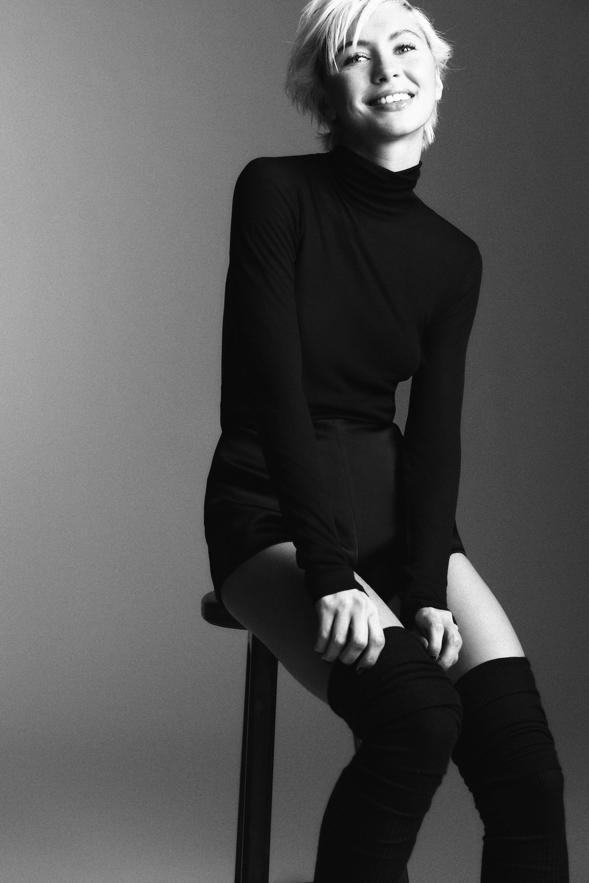 HIGH NECK T-SHIRT | Zara UK