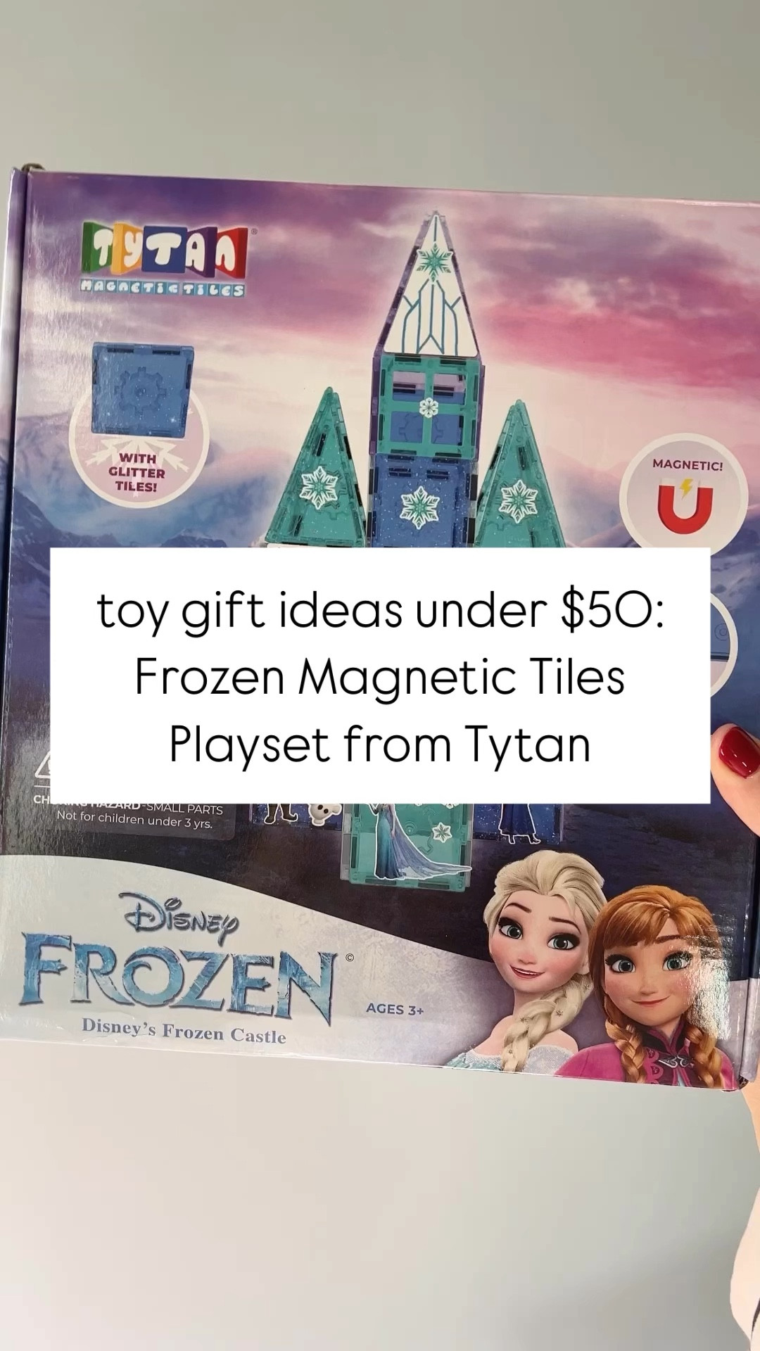 ❄️ Join me as I count down the top toy gift ideas for creative play and learning! ❄️ Every week until Christmas, I’ll be sharing my top gift ideas under $50—affordable, fun, and perfect for little ones who love hands-on activities 🛠✨.
Say hello to the Frozen Magnetic Tile Set from @tytantoys the ultimate toy for your Frozen-obsessed little builder 🏰💙. 

Your little Frozen fan will love building Arendelle-inspired castles with this toy that brings magnetic STEM play to life. It’s not just a toy—it’s a mix of creativity, learning, and Disney magic! 🌟

✨ Gift Idea: Frozen Magnetic Tile Set 👶 Builds: Creativity, STEM Skills, Problem-Solving 🧒 Ages: 3+ 💰 Price: $49 (on sale for $41 right now!) 🎁 Play: Great for Independent Play or Family Fun 🔄 Versatility: Build Castles, Towers, Add Frozen figurines for Pretend Play

Hi, I’m Kristina—former kindergarten teacher turned stay-at-home mom of 3 ❤️. I’ve spent years finding the best toys for my kids, and I’m so excited to share them with you! Each toy I recommend sparks creativity, encourages skill-building, and keeps your kids engaged.


#LTKKids #LTKFindsUnder50 #LTKGiftGuide