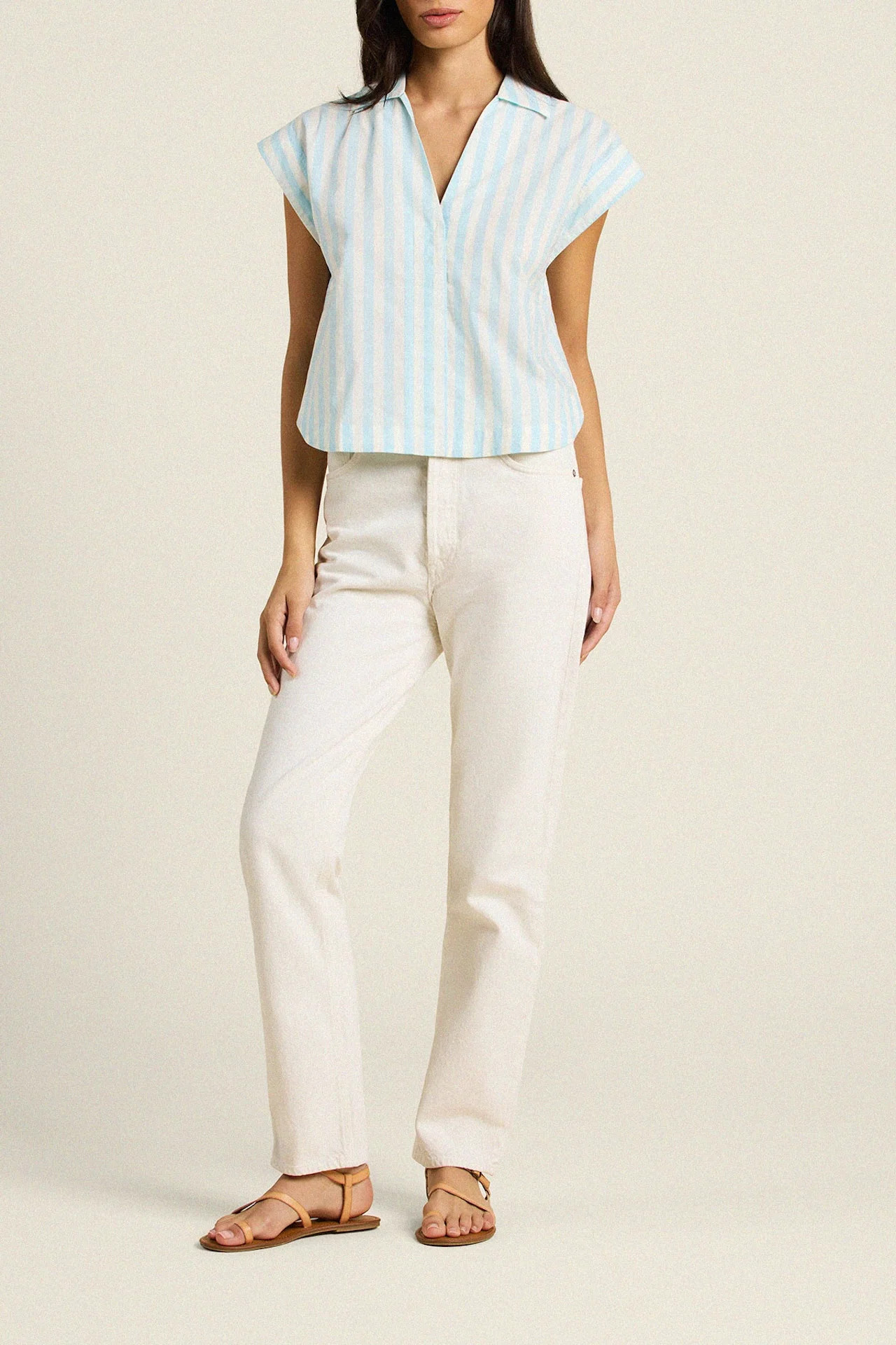 Dorada Shirt Isla Stripe | TROVATA