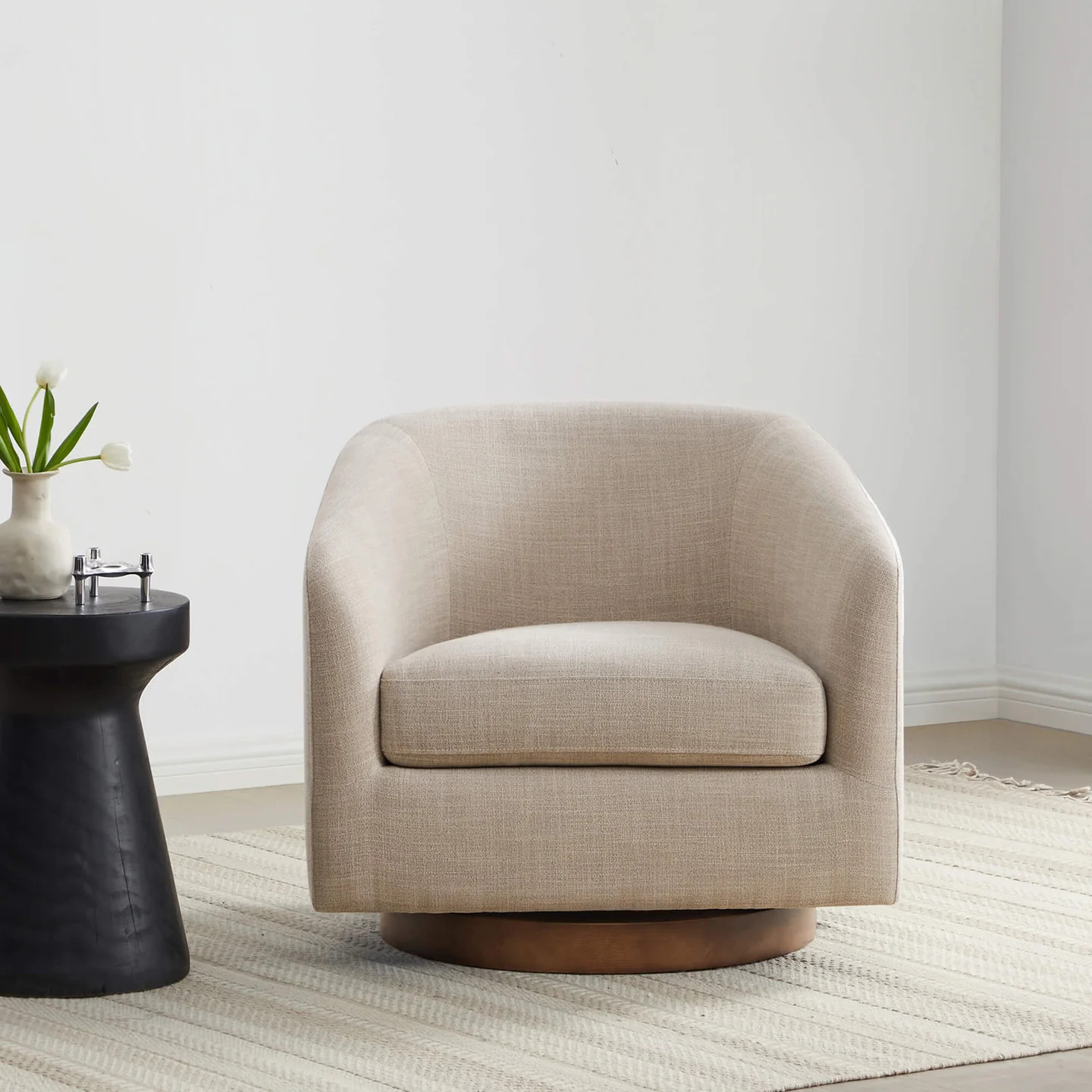 Modern Accent Chairs with Arms | Performance Fabric Living Room Chairs | Chita
