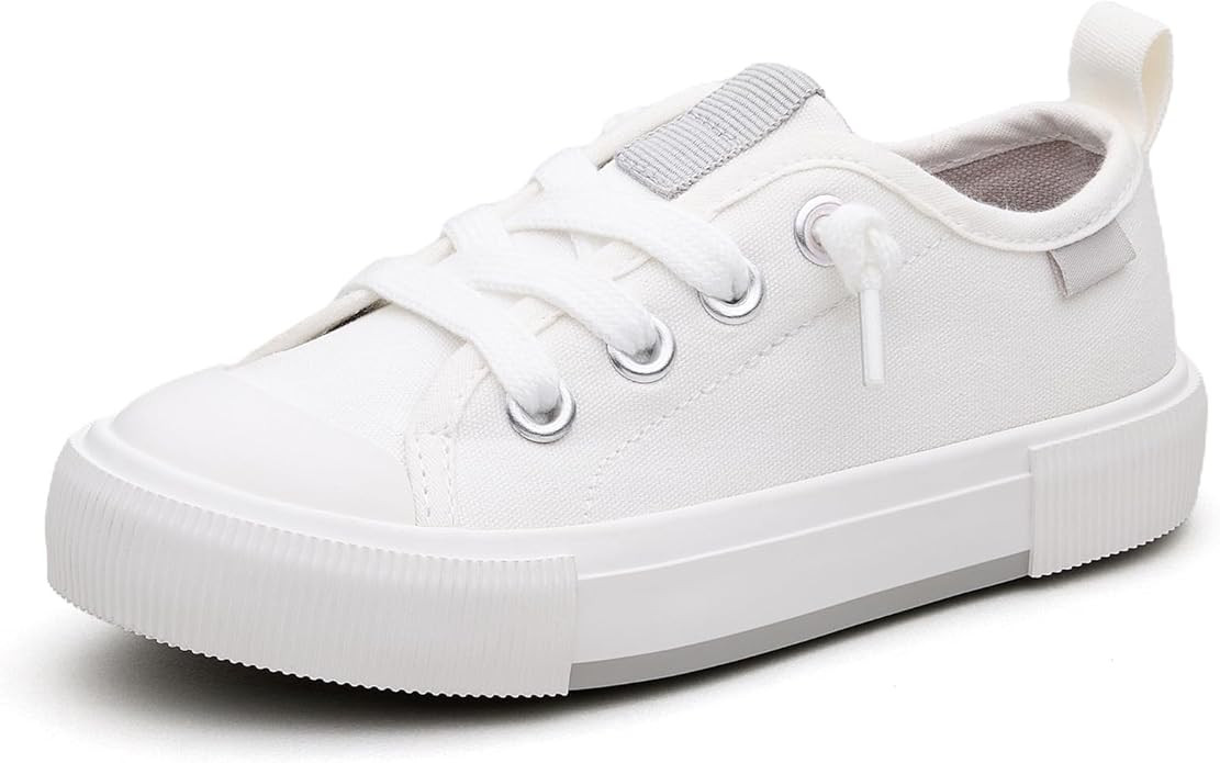 Toddler Slip On Sneakers Lightweight Canvas Casual Shoes for Boys and Girls | Amazon (US)