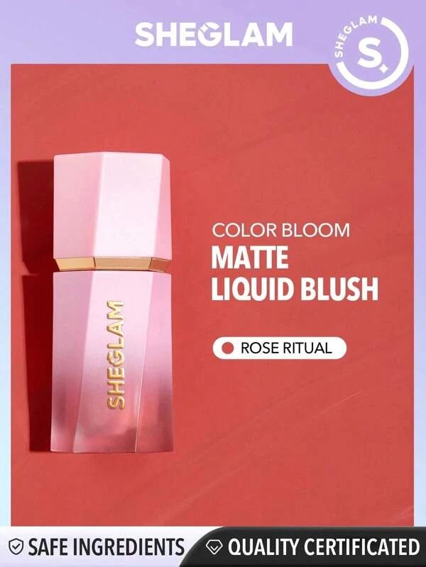 SHEGLAM Color Bloom Liquid Blush Matte Finish-Rose Ritual  Gel Cream Blush  Long Lasting N... | SHEIN
