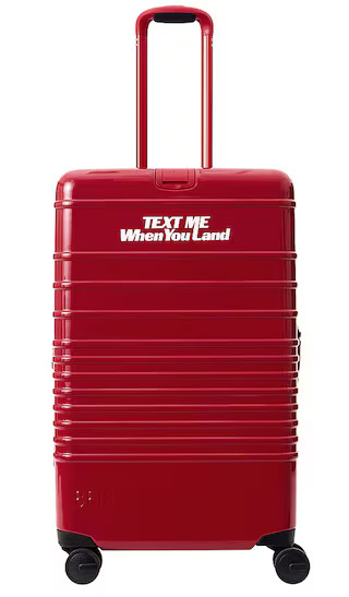 The Medium Check-in Roller in Text Me Red | Revolve Clothing (Global)