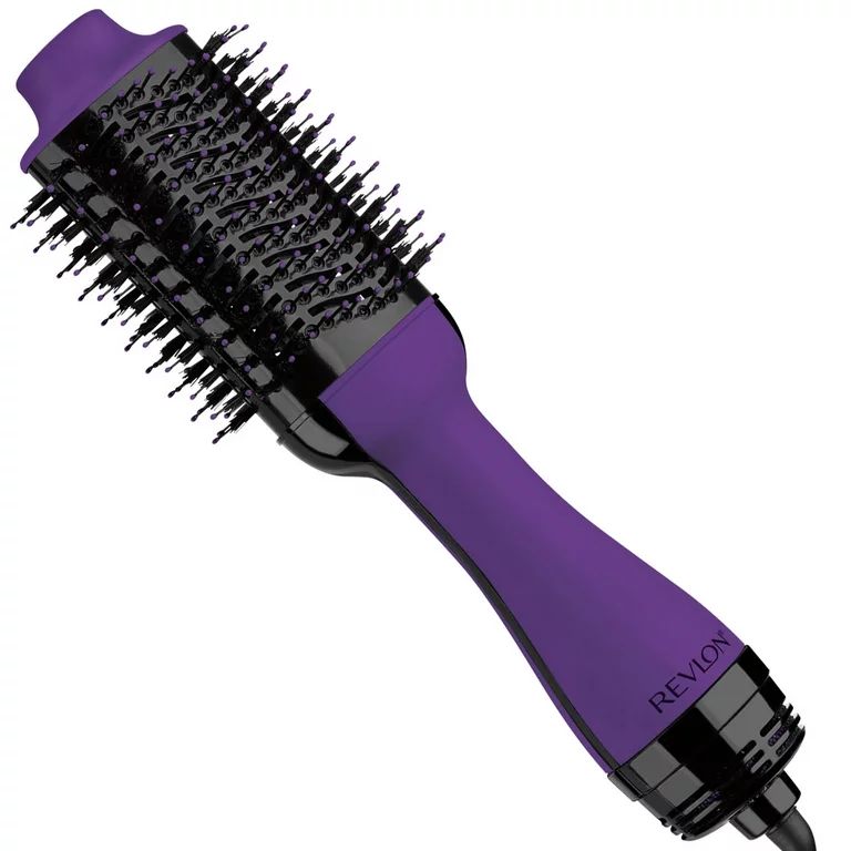 Revlon One-Step Hair Dryer &amp; Volumizer Hot Air Brush, Purple Blow Dryer | Walmart (US)