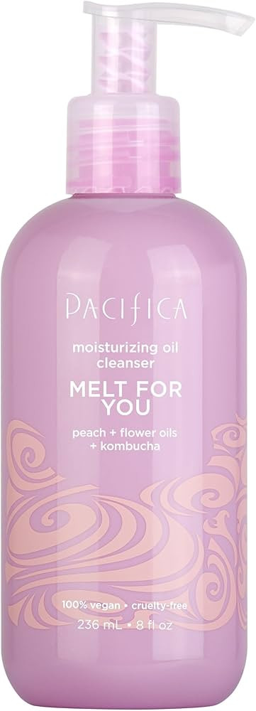 Pacifica Beauty Melt For You Moisturizing Oil Cleanser with Pump, Skincare, Hydrating, Peach, Mak... | Amazon (US)