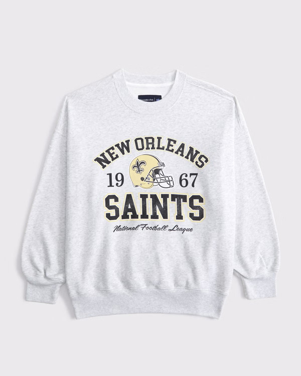 New Orleans Saints Vintage Sunday Crew | Abercrombie & Fitch (US)