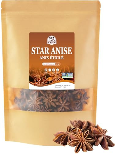 52USA Star Anise Whole, 4 Ounce (Pack of 1), NON-GMO Verified Chinese Star Anise Whole, Dried Star Anise Pods for Tea and baking | Amazon (US)