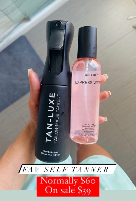 I love this self Tanner so much! And it’s on sale right now on @hsn @tan_luxe #HSN #HSNInfluencer #ad #LoveHSN