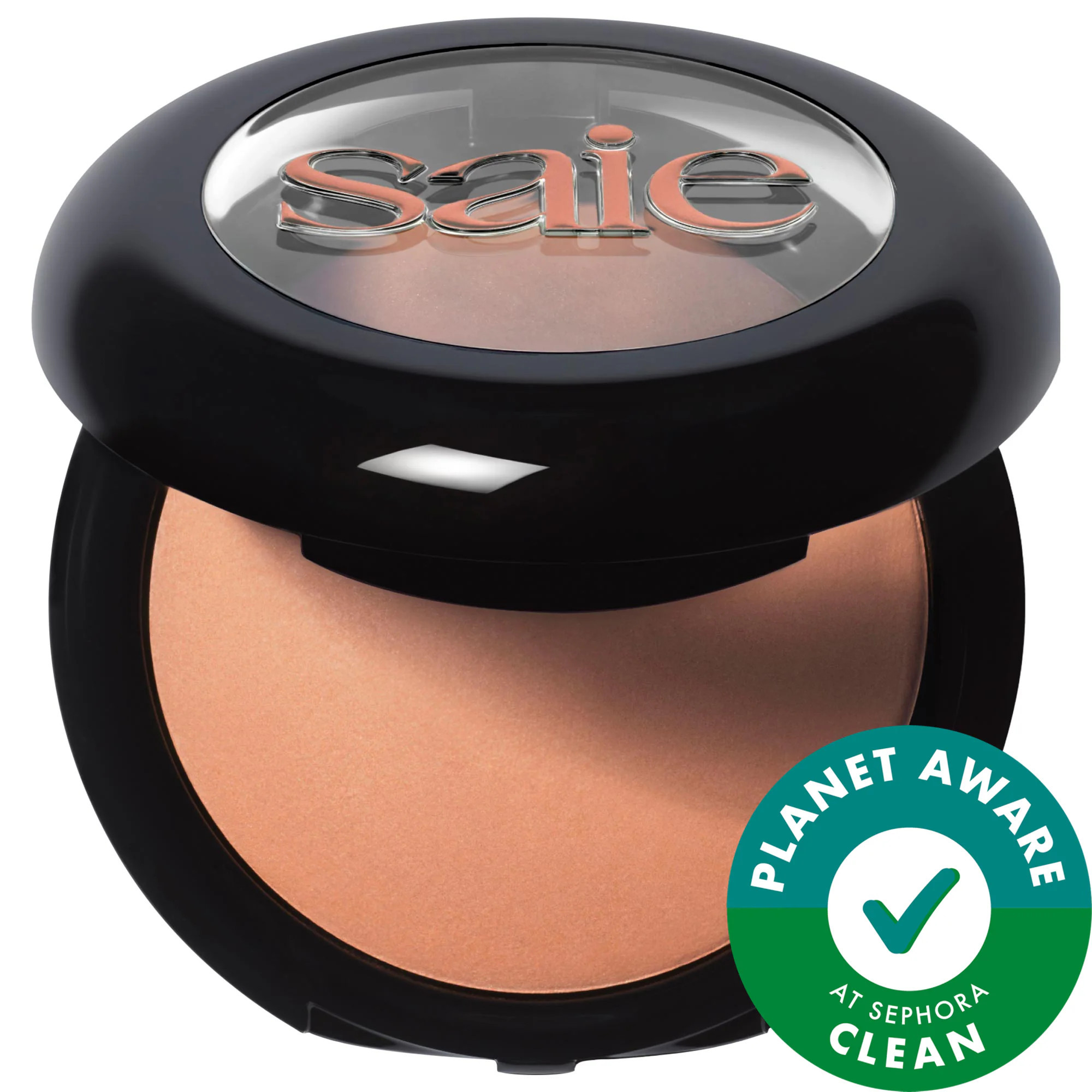 Saie SuperSuede Radiant Talc-Free Baked Powder Bronzer Palermo 0.28 oz/8 g | Sephora (US)