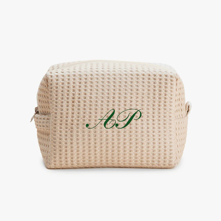 Classic Monogram Waffle Pouch | Abbode